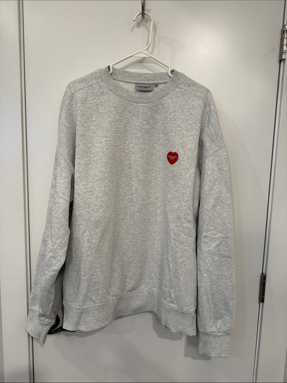 Carhartt Work in Progress Heart Patch Cotton Sweatshirt